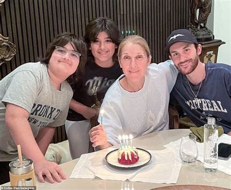 Celine Dion y sus hijos